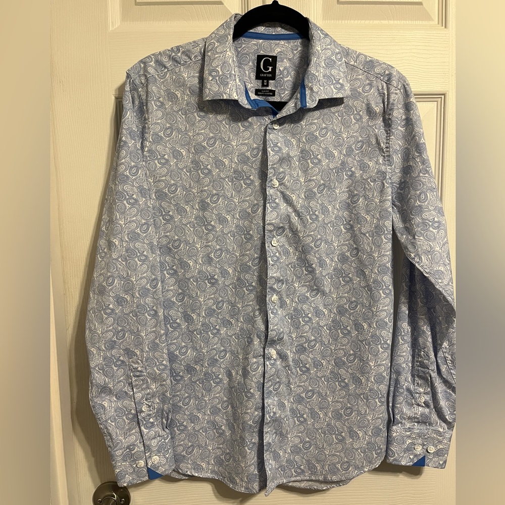Grafton Mens Dress Shirt Size Medium